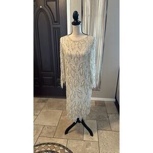 Vintage Beaded And Sequined Dress